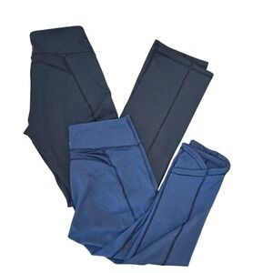 Lot of 2 Calia by Carrie Underwood Leggings Black WAX00020 Navy WAX00390 Size M